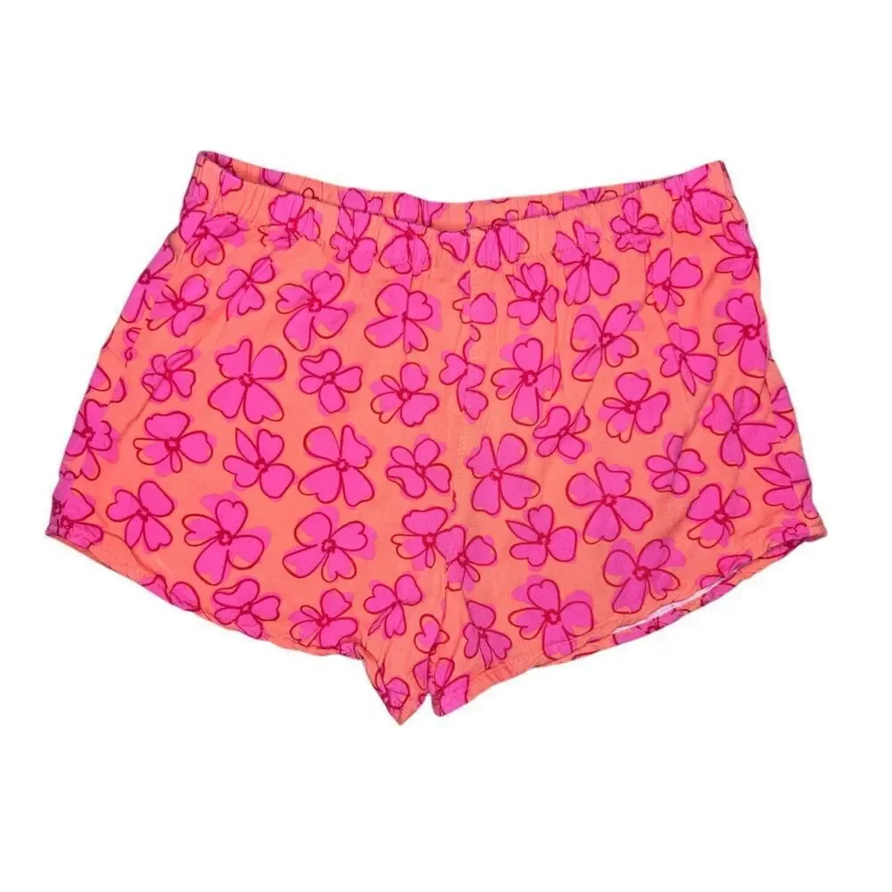 Vince Camuto Girls 12 Matching‎ Set Floral Shorts and Top Outfit